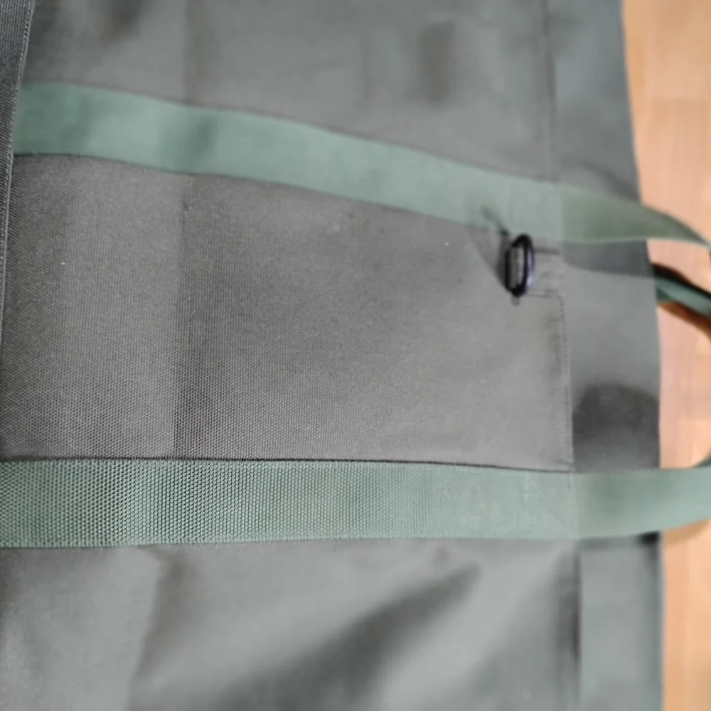 L.L. Bean Olive Green Duffel with Embroidered Maine Patch